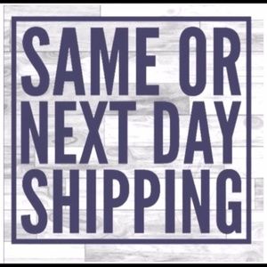 same day or next day shipping